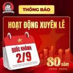 HAKI GAMING THÔNG BÁO HOẠT ĐỘNG XUYÊN LỄ 2/9