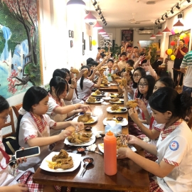 MỘT BUỔI LIÊN HOAN NHỘN NHỊP TẠI HAKI