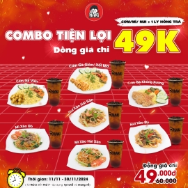COMBO TIỆN ÍCH: ĐỒNG GIÁ 49K