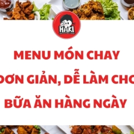 Menu món chay đơn giản, dễ làm cho bữa ăn hàng ngày