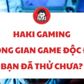 Haki Gaming – Không gian game độc đáo, bạn đã thử chưa?