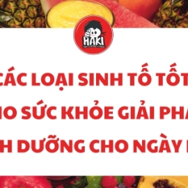 Các loại sinh tố tốt cho sức khỏe – Giải pháp dinh dưỡng cho ngày mới