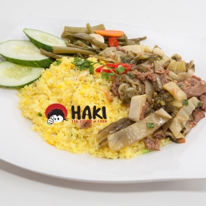 Cơm chiên dưa bò