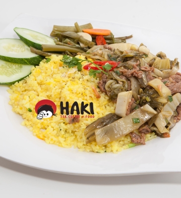 Cơm chiên dưa bò