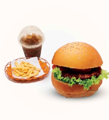 Combo burger bò