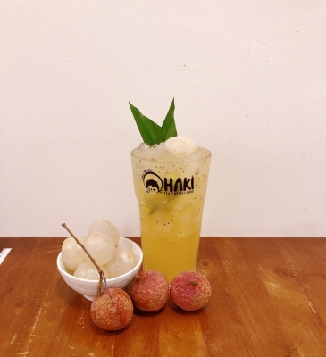 Trà vải nha đam hạt chia