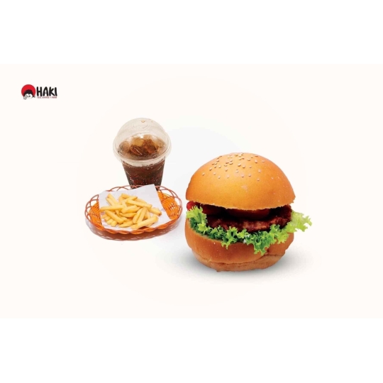 Combo burger bò